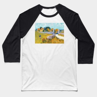 Dutch Farm House print Baseball T-Shirt